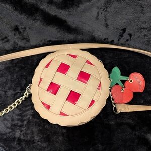 Vintage Betsey Johnson Cherry Pie Crossbody Bag